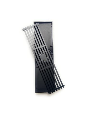InArt Matte Black Linear Brass Bathroom Floor Drain, 12 x 4 product image 2 of 12