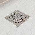 InArt Square Stainless Steel Bathroom Floor Drain, 5 x 5 product image 2 of 12