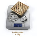 InArt Square Brass Bathroom Floor Drain, 12 x 4 product image 10 of 12