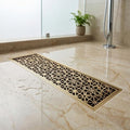 InArt Square Brass Bathroom Floor Drain, 12 x 4 product image 8 of 12