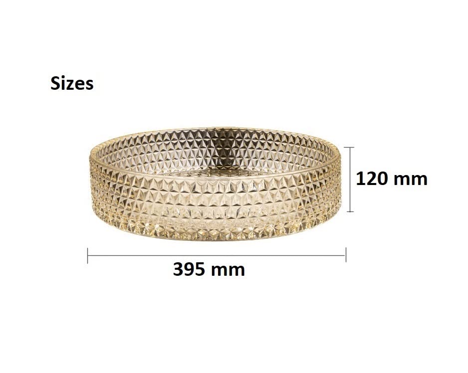 Vessel sinks for bathroom - InArt black and gold square tempered glass vessel sink 395mm