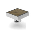 InArt Brushed 304 Stainless Shower Floor Drain – Square Shower Drain Tile Insert, 5