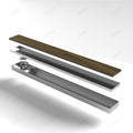 InArt 24 x 4 Inch Stainless Steel Shower Floor Drain with Hair Strainer Grate, additional product view 5