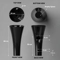InArt Basin Pedestal Sink - Bathroom Standing Sink Black 40x40 CM, additional product view 3