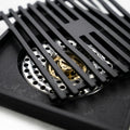 InArt Matte Black Linear Brass Shower Drain Channel with Side Outlet, 12 x 4 Inch, additional product view 5