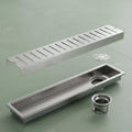 InArt Brushed Stainless 304 Shower Floor Drain – 12