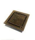 InArt 12 x 4 Inch Brass Shower Floor Drain with Removable Hair Strainer, additional product view 2