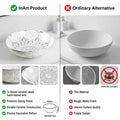 White vessel bowl sink interior curve detail, round ceramic bowl with glossy finish and gold rim
