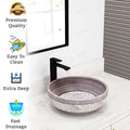 Bathroom vessel sink angled view, square matte ceramic vessel sink on vanity