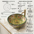 InArt Vessel Sinks for Bathrooms 16.5