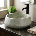 InArt Light Green Ceramic Vessel Sink – 16.5