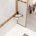 Gold Corner Ceramic wall-mount bathroom sink, additional product view 9