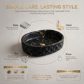 Black and Gold Oval Ceramic vessel bathroom sink, additional product view 7