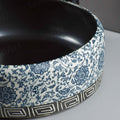 InArt Charcoal Black Round Ceramic Bathroom Vessel Sink product image 9 of 10