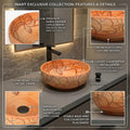 InArt Vessel Sinks for Bathroom – 15.75