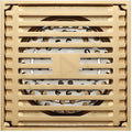 InArt Square Linear Brass Shower Drain Channel with Grate Cover, 12 x 4 Inch, additional product view 2