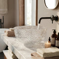 InArt Clear Glass Countertop Vessel Sink for Modern Bathroom Vanities, 13.4 Inch, additional product view 4