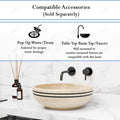 InArt Vessel Sinks for Bathroom 15.75
