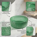 InArt Green Tinted Glass Vessel Sink for Countertop Bathroom Vanities, 15.6 Inch, additional product view 3