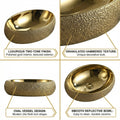 Vessel sink in bathroom top view, oval ceramic gold finish bathroom sink bowl for vanity countertop