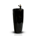 InArt Basin Pedestal Sink - Circular Bathroom Standing Sink Black 38x38 CM - InArt-Studio-USA