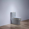 InArt Dual-Flush Siphon Flushing Rimless Elongated One-Piece Toilet (Seat Included) Rough-In Size: 12 '' Grey Matt - InArt-Studio-USA