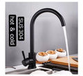 InArt Kitchen Sink Mixer Matt Black Finish Contemporary Kitchen Sink Single Handle Kitchen Faucet - InArt-Studio-USA