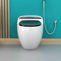 InArt Single-Flush Siphon Flushing Elongated One-Piece Toilet (Seat Included) Rough-In Size: 12 '' - InArt-Studio-USA