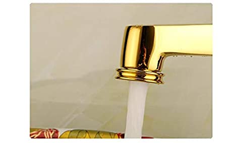 gold vessel sink faucet inart