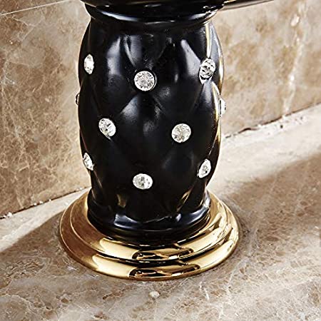 InArt Single Hole Single-Handle Bathroom Faucet in Black Gold - InArt-Studio-USA