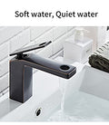 InArt Single Hole Single-Handle Bathroom Faucet in Black - InArt-Studio-USA