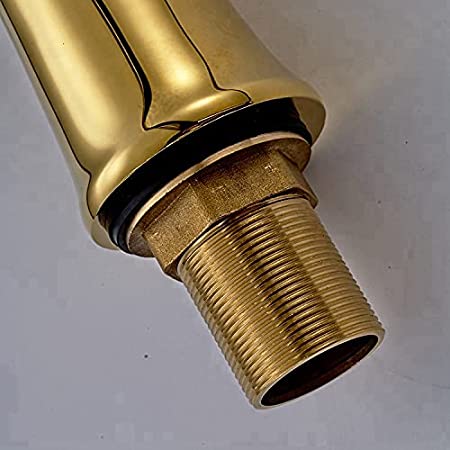 InArt Single Hole Single-Handle Bathroom Faucet in Gold - InArt-Studio-USA